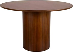 Okrúhly stôl Rondo 120 cm orech, prírodná dyha