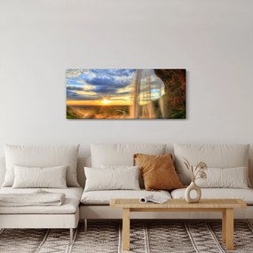 Obraz - Vodopád (120x50 cm)
