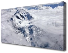 Obraz na plátne Hora hmla krajina 100x50 cm
