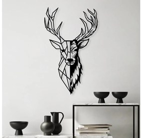 Nástenná dekorácia 42x70 cm jeleň kov