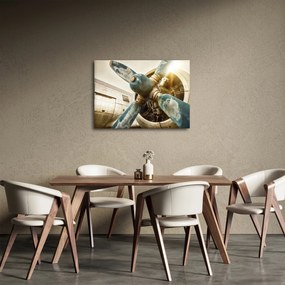 Obraz - Vrtuľa starého lietadla (70x50 cm)