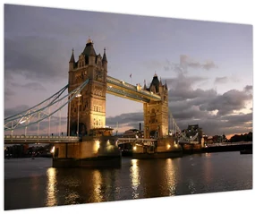 Obrázok - Tower Bridge v noci (90x60 cm)