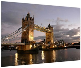 Obrázok - Tower Bridge v noci (90x60 cm)