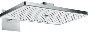 HANSGROHE Rainmaker Select horná sprcha 3jet EcoSmart, 466 x 300 mm, so sprchovým ramenom 461 mm, biela/chróm, 24017400