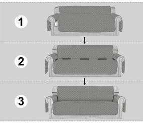 4Home Vodeodolný prehoz na dvojkreslo Pocket, 138 x 194 cm