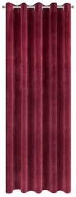 ZATEMŇOVACÍ ZÁVES NA KRÚŽKOCH VILLA 140X250 CM BORDOVÁ