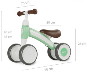 Odrážadlo Qplay Cutey Retro zelené