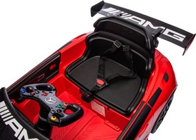 LEAN CARS Mercedes AMG GT3 Červené batériové vozidlo