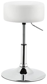 InternetovaZahrada Taburetka Tonia bielo-strieborná