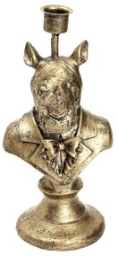 Svietnik Gold Nosorožec 23cm