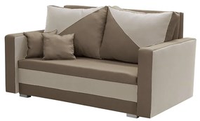 Dvojmiestna rozkladacia pohovka ASTRA1 Hnedá/béžová