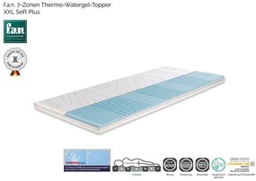 f.a.n. Vrchný matrac s termoregulačnou penou XXL Soft Plus (160 x 200 cm)  (100202216)