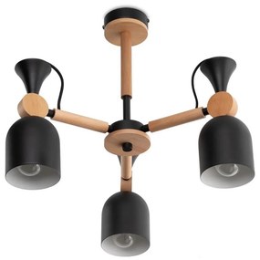 Luster na tyči MONTE 3xE27/60W/230V