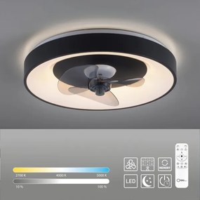 JUST LIGHT. 14644-18 -LED Stropné svietidlo s ventilátorom VENIKA LED/36W/230V+DO