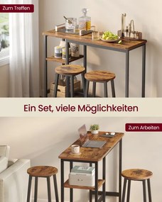 Barový stôl so stoličkami LBT220KD01