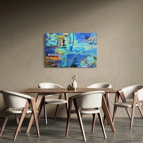 Obraz - Abstraktné olejomaľba (90x60 cm)