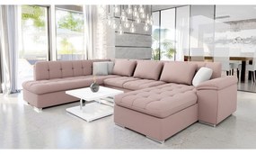 Rohová sedacia súprava Tony Bis Premium, Dostupné poťahy: Terra 06 + Terra 06 + Terra 10 ECO, Strana: Pravá - U
