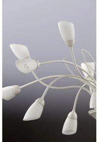 Jupiter 2062 - Luster na reťazi GLORIOSA 15xG9/14W/230V krémový