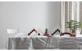 Eglo 410446 - Vianočný svietnik BEA 7xE10/3W/230V červená