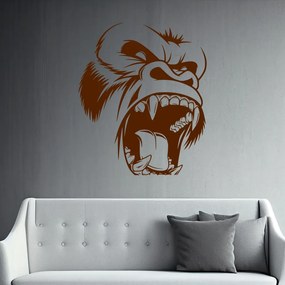 Veselá Stena Samolepka King Kong Farba: hnědá, Veľkosť: 60 x 50 cm