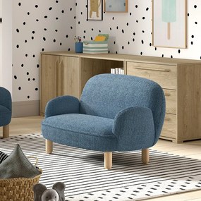 Béžová detská pohovka z textílie buklé 89 cm Rocky – Vipack