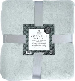 ARÔME HOME Mikroflanelová deka, sivá