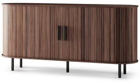 Komoda Gliss 160 cm ořech tmavý