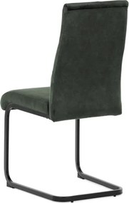 Jedálenská stolička zamatová, zelená DCL-D1275 GRN4