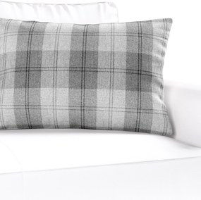 Karin - jednoduchá obliečka, 60x40cm farba produktu sivá látka zapletaná, vzorované