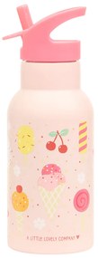 A Little Lovely Company - antikorová fľaša na pitie, 350 ml - zmrzlina