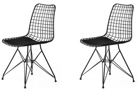 Sada 2 ks jídelních židlí Tivoli černá