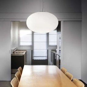 Ideal Lux - Luster na lanku CANDY 1xE27/42W/230V pr. 40 cm biela