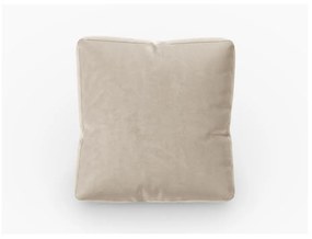Béžový zamatový vankúš k modulárnej pohovke Rome Velvet - Cosmopolitan Design
