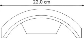 Brilagi - LED Vonkajšie nástenné svietidlo ARCELO LED/8W/230V IP54