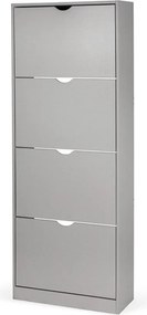 Sivá výklopná skrinka na topánky 60x157x24 cm Stelo – Bonami Essentials