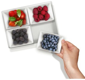 Lamart LT9220 5-dielna servírovacia súprava misiek Dine, 20 x 15,5 cm