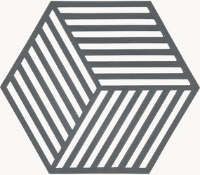 Silikónové podložky pod poháre Hexagon, 6 ks
