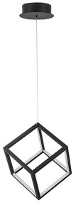 LED luster Gabbia 25 čierne