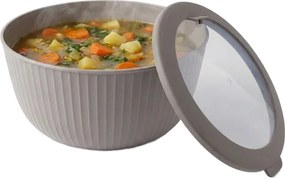 Orion Misa / box s vekom DORA 4,2L, okrúhla pr. 24,5 cm, sv. hnedá