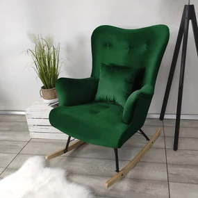 Hojdacie kreslo v škandinávskom štýle Blanco, Farby: Magic Velvet 2225