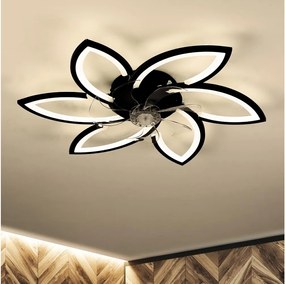 Brilagi-LED stmievateľné svietidlo s ventilátorom LED/50W/230V 3000-6500K čierne