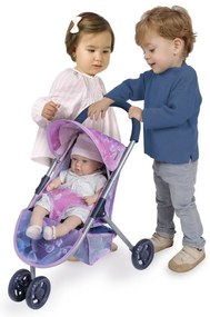 Rappa DeCuevas 90276 Športový kočík pre bábikyMagic Bubble 2024 - 55 cm