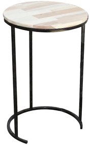 Stojan akácia/kov 34x52h prírodný