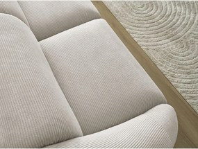 Béžová menčestrová pohovka 250 cm Tina – Bobochic Paris