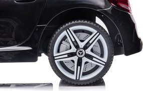 LEAN CARS Elektrické autíčko Mercedes SLC 300 LED MP3 čierne