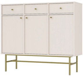 Komoda Tokyo 3  3F 3S pieskovo béžová 827