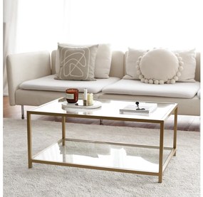 Asir Konferenčný stolík ASTRO 40x90 cm zlatá 552NOS2224