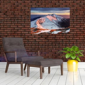 Obraz - Zimná horská panoráma II. (90x60 cm)
