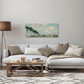 Obraz - Johan Barthold Jongkind, The Towpath, reprodukcia (120x50 cm)