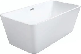 Besco Akrylátová voľne stojaca vaňa Evita 160x80 BESCO-Typ výpuste: Click-Clack s prepadom, biela, BESCO-Rozmery: 160x80, BESCO-Farba: Biela